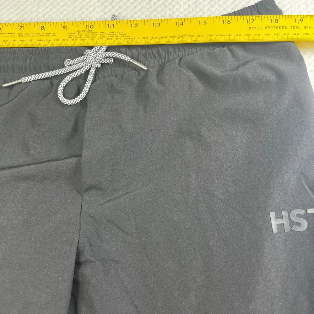 HSTL Made Mens XL Black Lightweight Jogger Pants Drawstring Athletic Casual‎